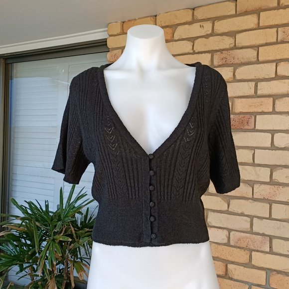 Thanne Knit Crop Cardigan 